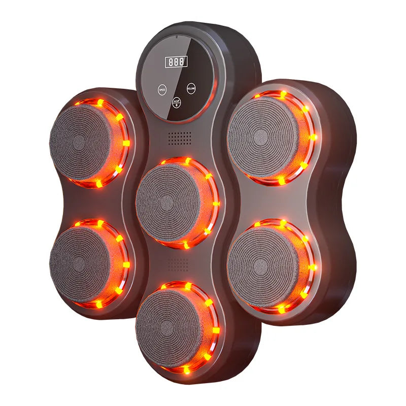 New Music Boxing Machine Smart Bluetooth Link Adult/Children Sports Fitness Muay Thai Rhythm Response Practice Music Boxing Bag
